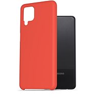 AlzaGuard Premium Liquid Silicone Case for Samsung Galaxy A12 Red - Phone Cover