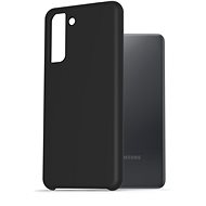 Kryt na mobil AlzaGuard Premium Liquid Silicone Case pro Samsung Galaxy S21 5G černé