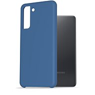 AlzaGuard Premium Liquid Silicone Case pro Samsung Galaxy S21 5G modré - Kryt na mobil
