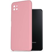 Kryt na mobil AlzaGuard Premium Liquid Silicone Case pro Samsung Galaxy A22 5G růžové