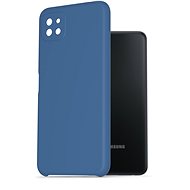 Kryt na mobil AlzaGuard Premium Liquid Silicone Case pro Samsung Galaxy A22 5G modré