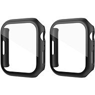 Ahastyle premium 9H glass pro Apple Watch7 41MM black 2ks - Ochranný kryt na hodinky