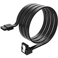 AKASA PROSLIM 100cm Right-Angle Black - Datový kabel