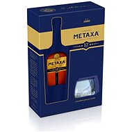 Metaxa 12* 0,7l 40% + 2x sklo GB - Brandy