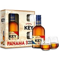 Key Rum Panama 3Y 0,5l 38% + 2x sklo GB - Rum