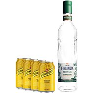 Finlandia Botanical Cucumber & Mint 0,7l 30% + 4x Thomas Henry Slim Tonic 0,2l - Vodka