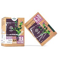 Manna gruzínský Černý čaj Premium s mateřídouškou sypaný 80g - Čaj