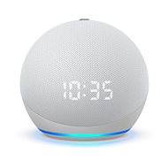 Amazon Echo Dot 4.generace Glacier White s hodinami - Hlasový asistent