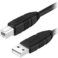 AlzaPower LinkCore USB A-B 1m černý - Datový kabel