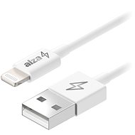 Datový kabel AlzaPower Core Lightning MFi (C89) 0.5m bílý - Datový kabel