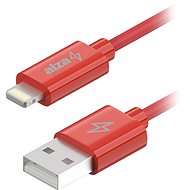 AlzaPower Core Lightning MFi (C89) 2m červený - Datový kabel