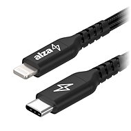 Datový kabel AlzaPower AluCore USB-C to Lightning MFi 2m černý - Datový kabel