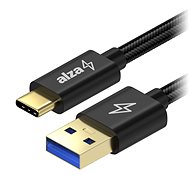 Datový kabel AlzaPower AluCore USB-C 3.2 Gen 1, 0.5m černý