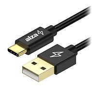 Datový kabel AlzaPower AluCore Charge 2.0 USB-C 2m černý - Datový kabel