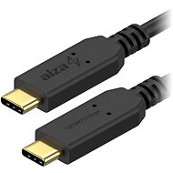 Datový kabel AlzaPower Core USB-C / USB-C 3.2 Gen 1, 5A, 100W, 0.15m černý - Datový kabel