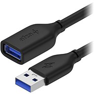 AlzaPower Core USB-A (M) to USB-A (F) 3.0, 0.5m černý - Datový kabel