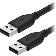 AlzaPower Core USB-A (M) to USB-A (M) 2.0, 1m černý - Datový kabel
