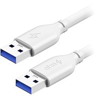 AlzaPower Core USB-A (M) to USB-A (M) 3.0, 0.5m bílý - Datový kabel