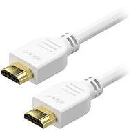 AlzaPower Core HDMI 1.4 High Speed 4K 3m bílý - Video kabel