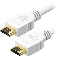 AlzaPower Core Premium HDMI 2.1 High Speed 8K 1m bílý - Video kabel