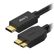 Datový kabel AlzaPower USB-C (M) na Micro USB-B 3.0 (M) 1.0m černý - Datový kabel
