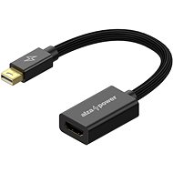 AlzaPower AluCore Mini DisplayPort (M) na HDMI 4K 30Hz (F) černá