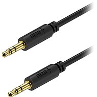 AlzaPower Core Audio 3.5mm Jack (M) to 3.5mm Jack (M) 1m černý - Audio kabel