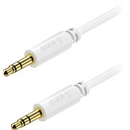 AlzaPower Core Audio 3.5mm Jack (M) to 3.5mm Jack (M) 1m bílý - Audio kabel