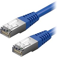 AlzaPower Patch CAT5E FTP 0.5m modrý - Síťový kabel