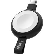 Bezdrátová nabíječka AlzaPower Wireless MFi Watch charger 120 USB-C černá