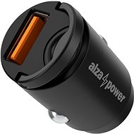 Nabíječka do auta AlzaPower Car Charger M110 Fast Charge Mini černá