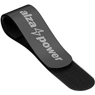 AlzaPower Wall VelcroStrap+ 10pcs černé - Organizér kabelů