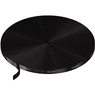 Organizér kabelů AlzaPower VelcroStrap+ Roll 25m černá - Organizér kabelů
