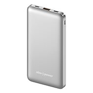 Powerbanka AlzaPower Thunder 10000mAh Fast Charge + PD3.0 stříbrná