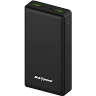AlzaPower Ingot 20000mAh Quick Charge + PD3.0 černá - Powerbanka