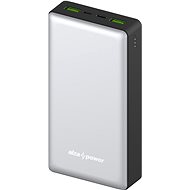 AlzaPower Ingot 20000mAh Quick Charge + PD3.0 stříbrná - Powerbanka