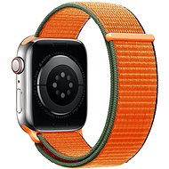 Eternico Airy pro Apple Watch 42mm / 44mm / 45mm / Ultra 49mm Coral Orange and Brown edge - Řemínek