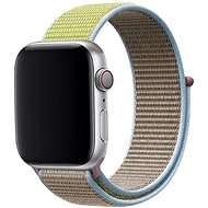 Eternico Airy pro Apple Watch 42mm / 44mm / 45mm / Ultra 49mm Biscuit Gold and Blue edge - Řemínek
