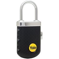 YALE YP3/31/123/1 Gem Luggage 3-digit Combination Lock Black - Padlock