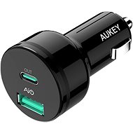 Aukey Adaptive USB-C Charge 2.0 2-Port Car Charger - Nabíječka do auta