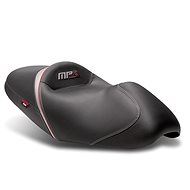 SHAD Komfortní sedlo černo/zelené, šedo/červené švy pro PIAGGIO/VESPA MP3 500 (2009-2013) - Sedlo na motorku