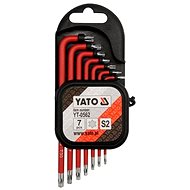 YATO  klíčů TORX s otvorem 7 ks - Sada