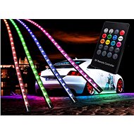 Flexibilní LED neony Multicolor - sada s inovovaným dálkovým ovládáním - LED pásek do auta