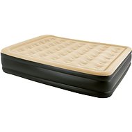 High Raised Airbed with Built-in Electric Pump 203cm Brown - Mattress
