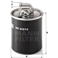 MANN-FILTER WK842/13 pro vozy MERCEDES-BENZ - Palivový filtr 