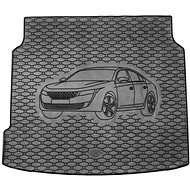 ACI PEUGEOT 508, 18- gumová vložka do kufru s ilustrací vozu černá (Fastback) - Vana do kufru
