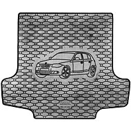 ACI BMW 1 E87, 04-07 gumová vložka do kufru s ilustrací vozu černá - Vana do kufru