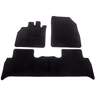 ACI Textile Carpets for RENAULT Scenic / Grand Scenic 09- Black (Set of 3) - Car Mats