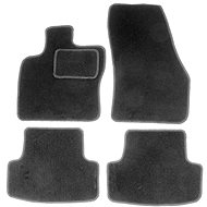 ACI textile carpets for ŠKODA KAROQ 17- black (for round clips) set of 4 pcs - Car Mats