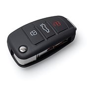 Ochranné silikonové pouzdro na klíč pro Audi s vystřelovacím klíčem, barva černá - Obal na klíče od auta